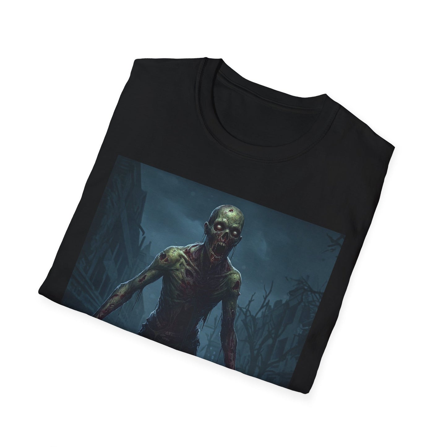 Zombie Apocalypse Unisex Softstyle T-Shirt - Perfect for Horror Lovers