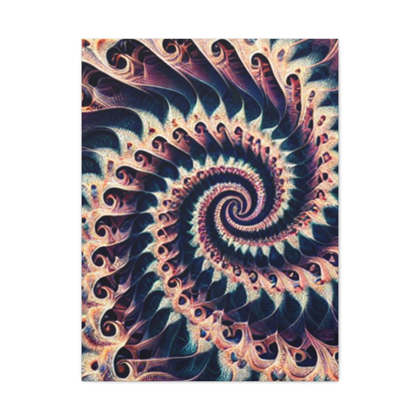 Abstract Spiral Art Canvas Print - Modern Home Decor for Art Lovers