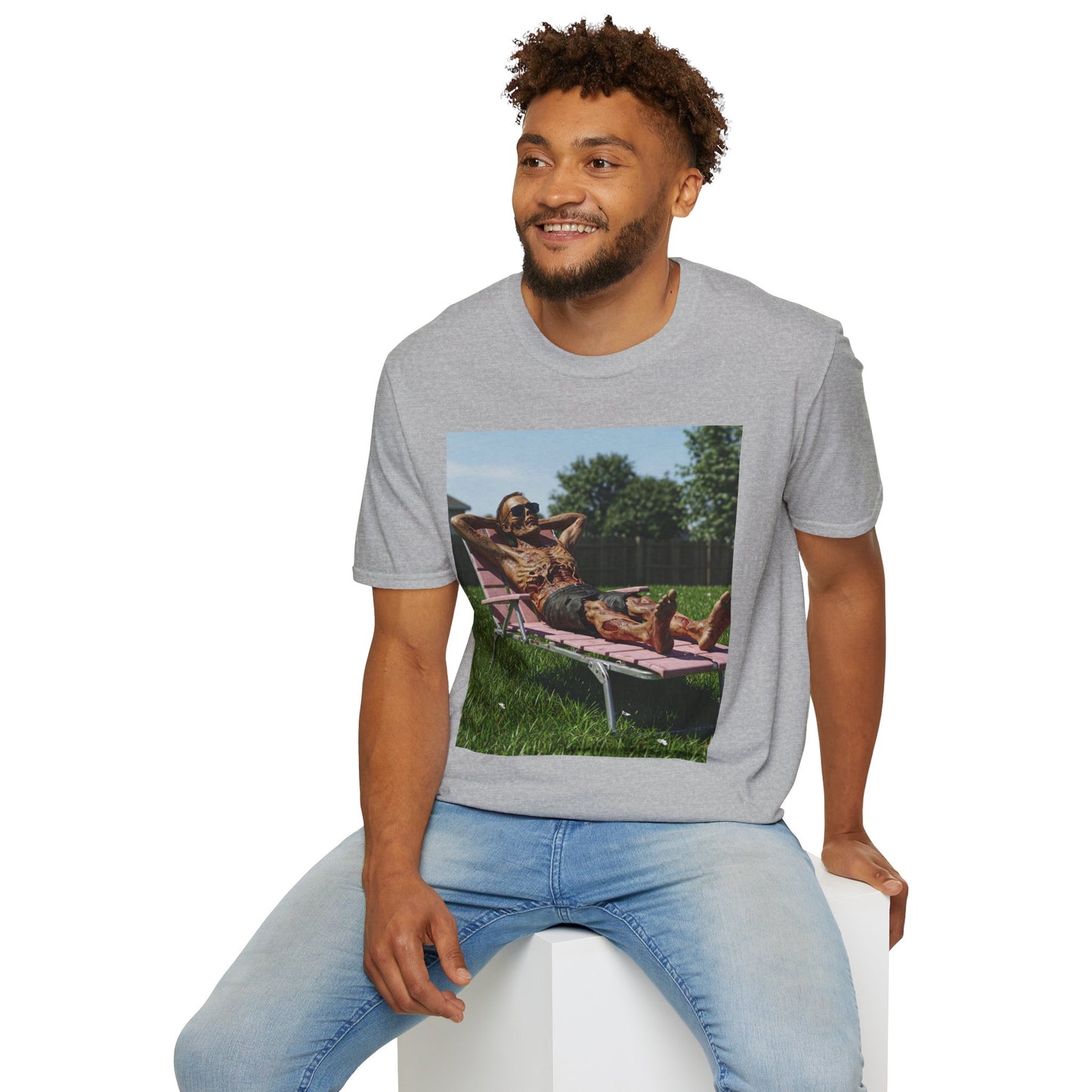 Chill Vibes Unisex Softstyle T-Shirt - Relaxed Summer Graphic Tee