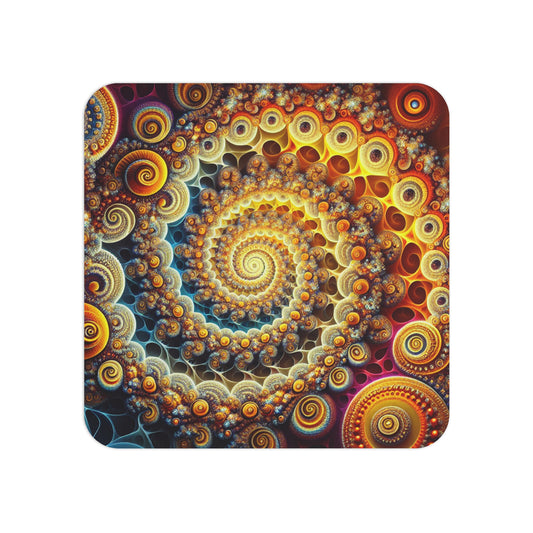 Colorful Spiral Design Coasters – Set of 50 or 100