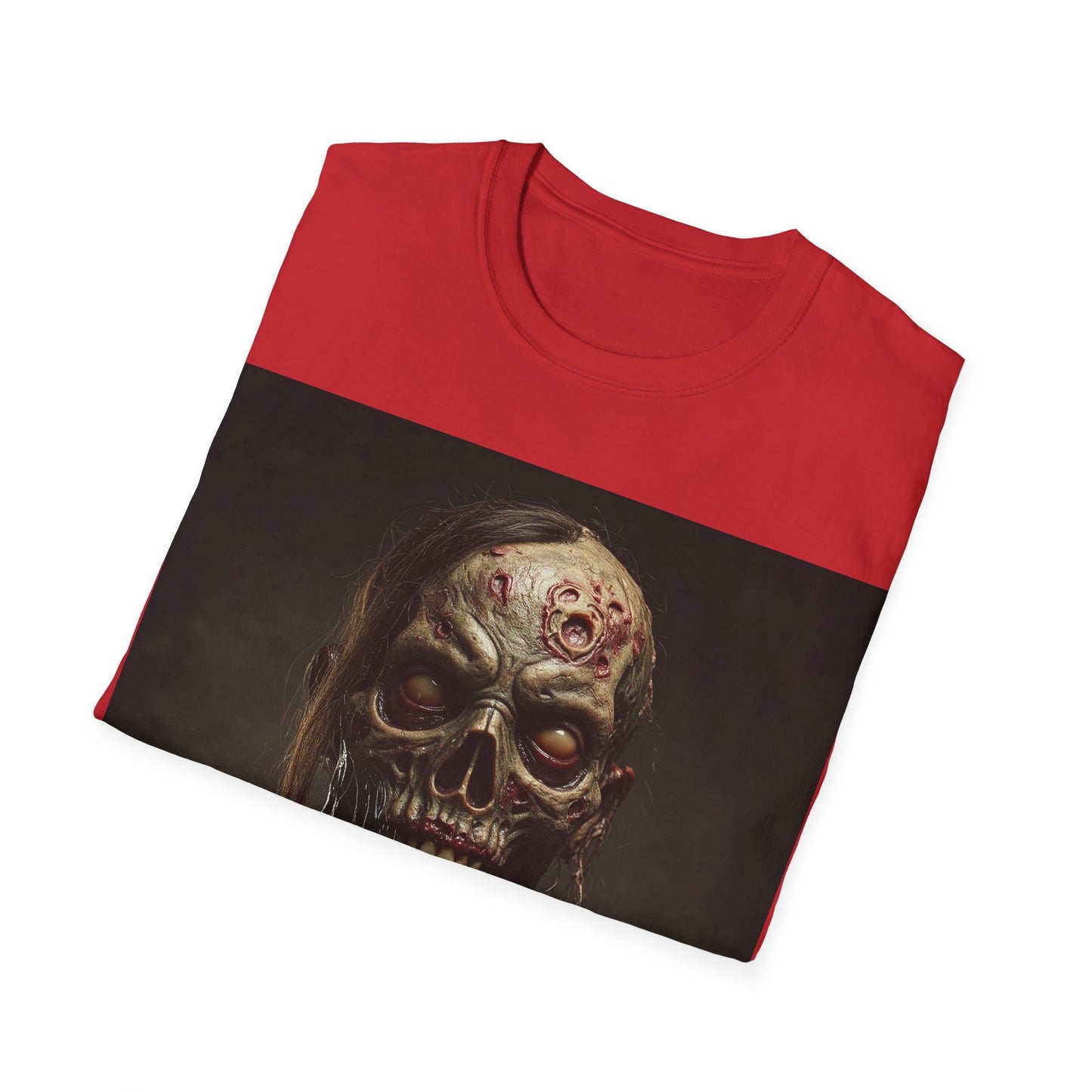 UK - Zombie Graphic Apocalyptic Portrait Tee, bold, decaying zombie graphic