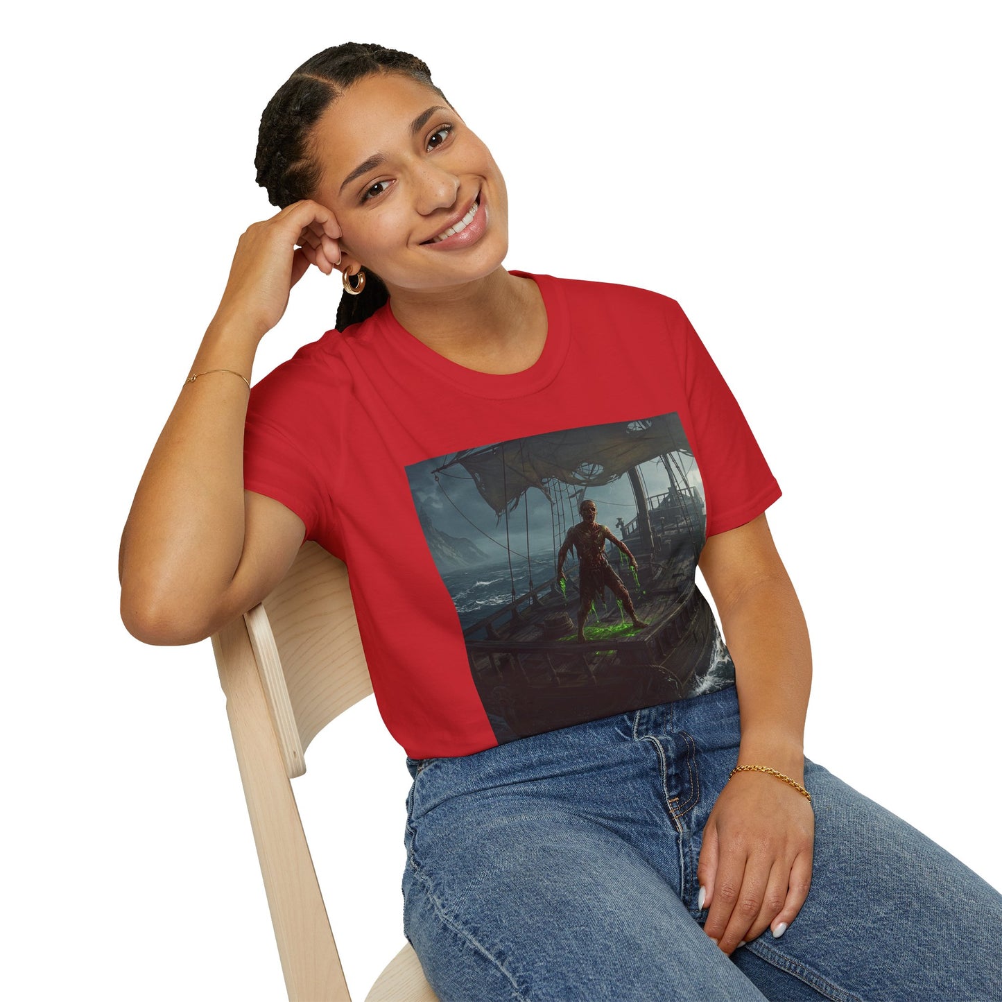 Adventurous Pirate Graphic Unisex T-Shirt - Perfect for Sea Lovers!