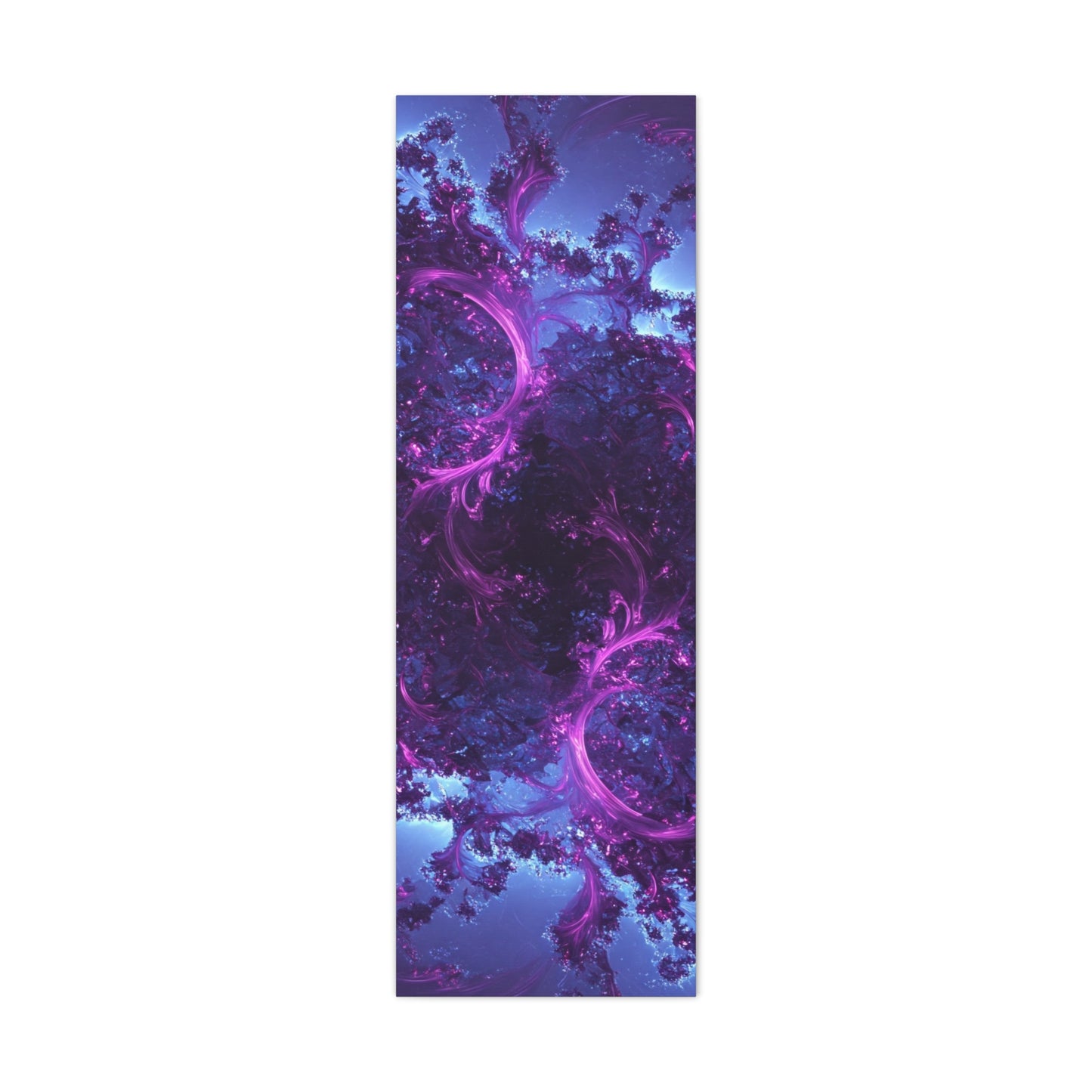 Abstract Purple Fractal Canvas Print - Artistic Wall Décor