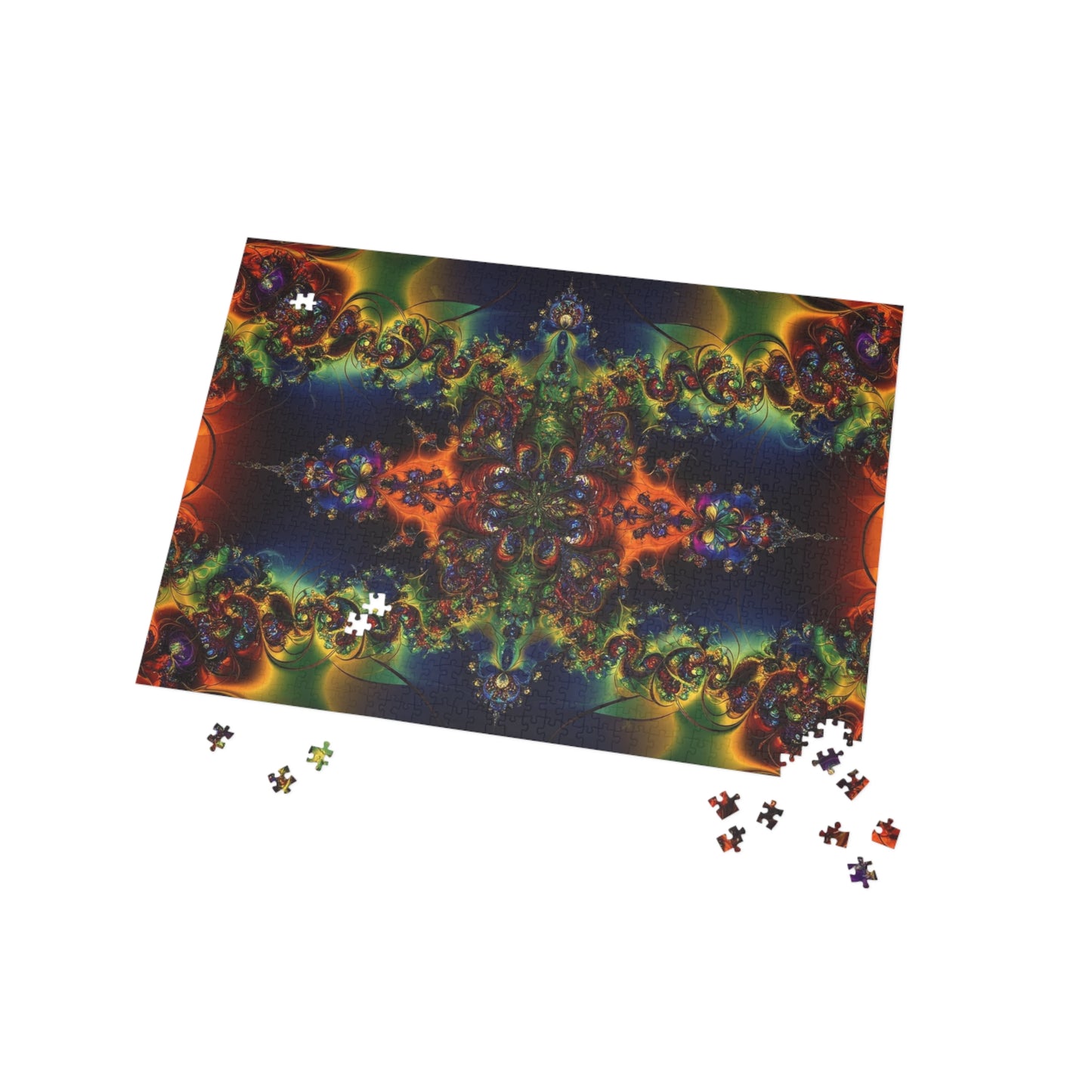 019 - Fractal Puzzle (96, 252, 500, 1000-Piece) - Fun Family Activity and Gift