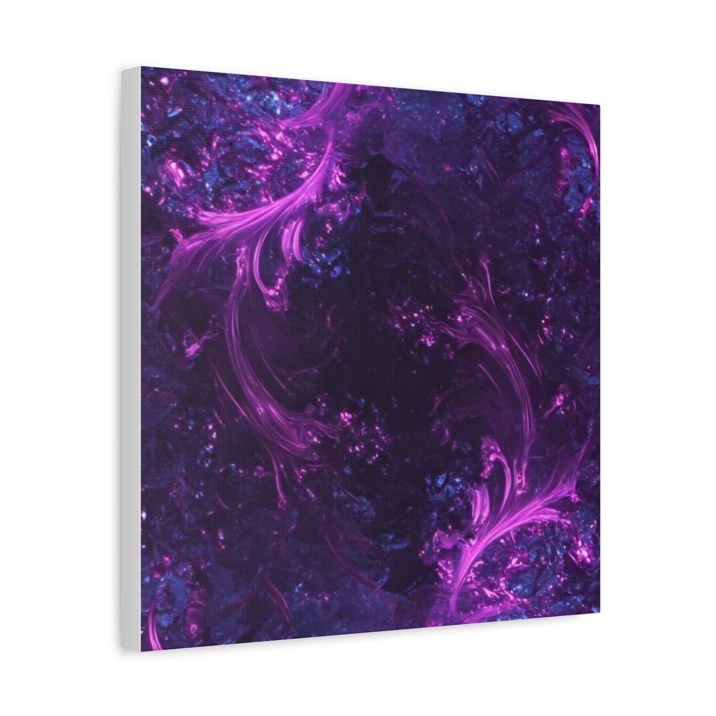 Abstract Purple Fractal Canvas Print - Artistic Wall Décor