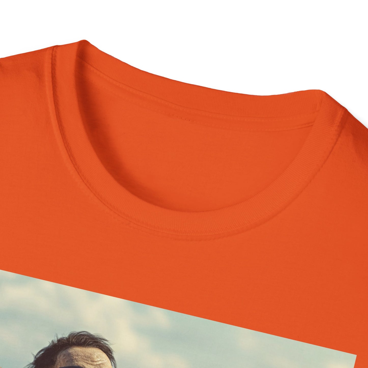 Chill Vibes Apocalyptic Portrait Tee, bold, decaying zombie graphic