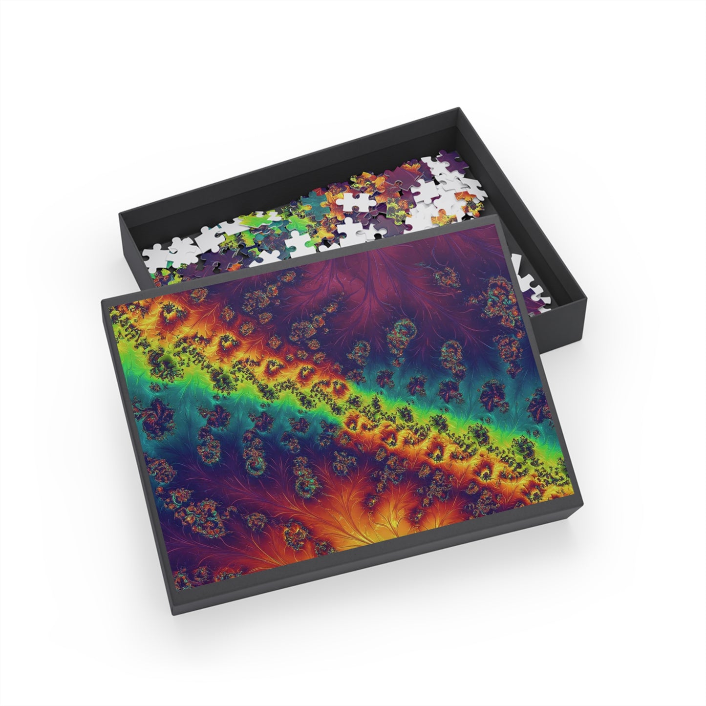 079- Fractal Puzzle (96, 252, 500, 1000-Piece) - Fun Family Activity and Gift