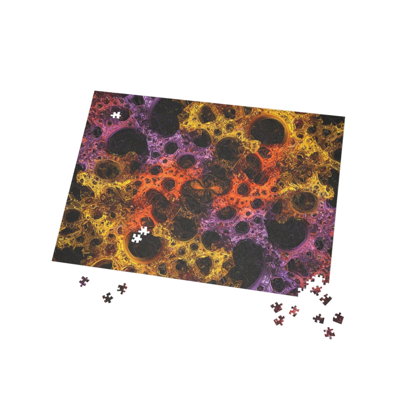 061- Fractal Puzzle (96, 252, 500, 1000-Piece) - Fun Family Activity and Gift