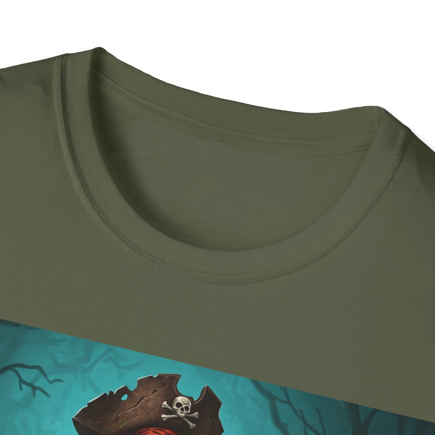 UK - Pirate Apocalyptic Portrait Tee, bold, decaying zombie graphic