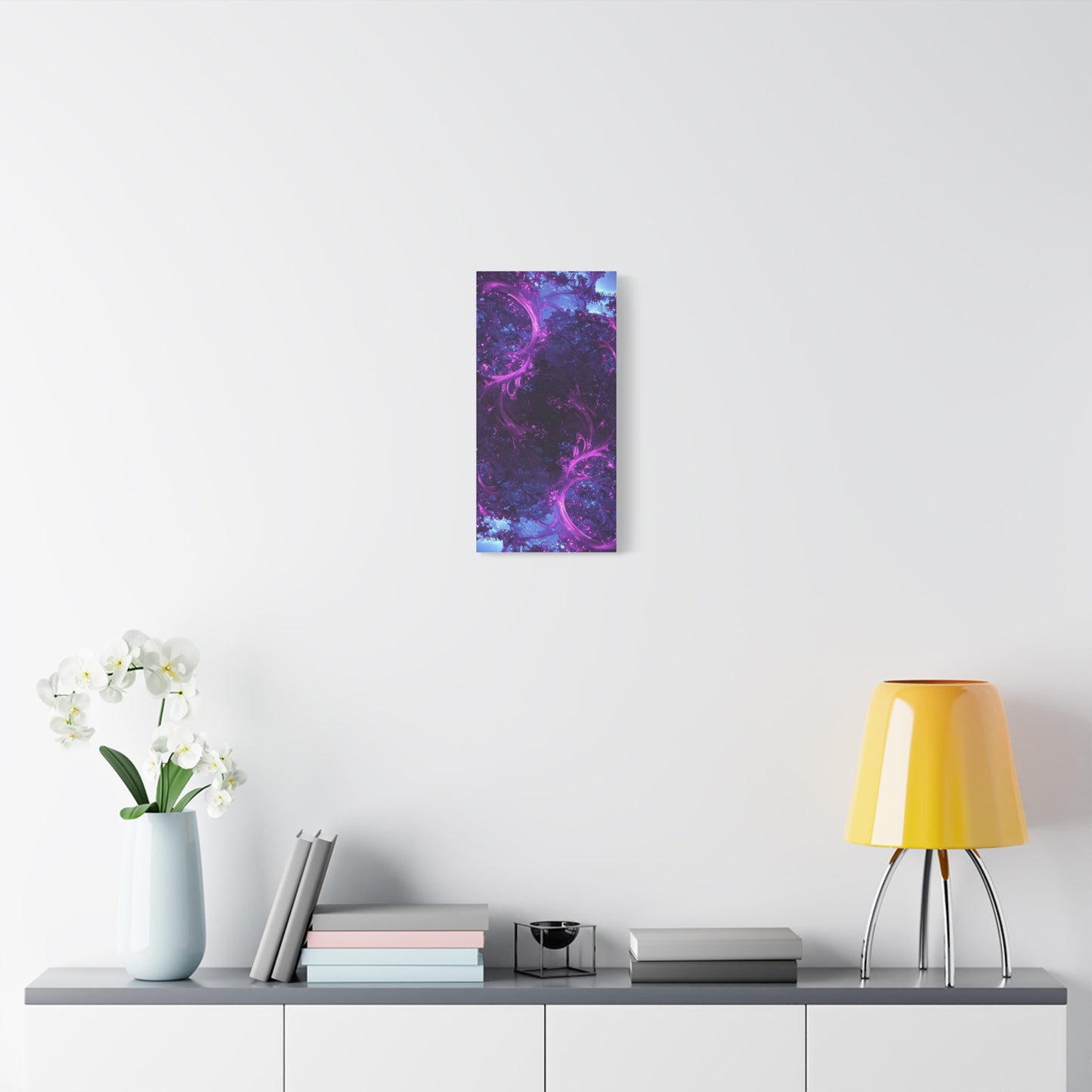 Abstract Purple Fractal Canvas Print - Artistic Wall Décor
