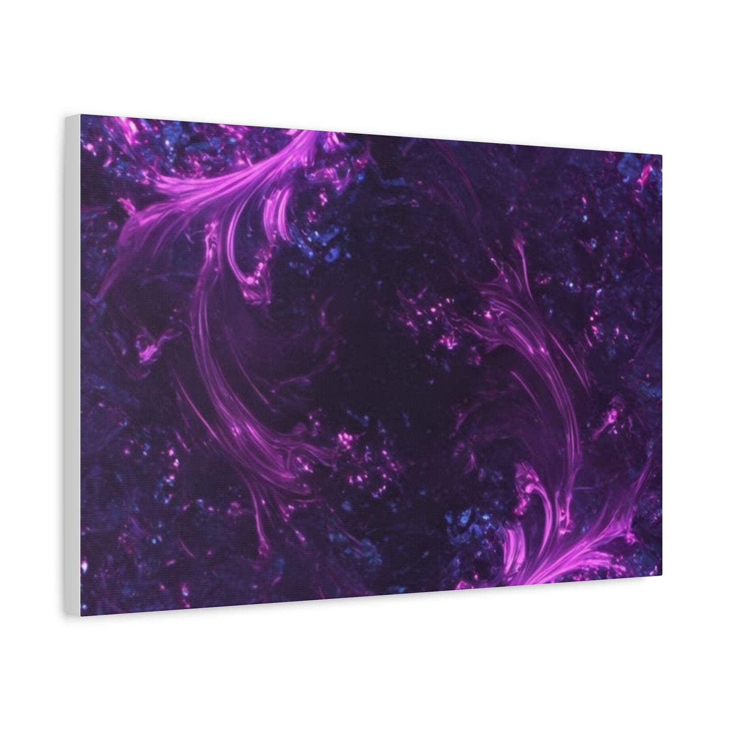 Abstract Purple Fractal Canvas Print - Artistic Wall Décor