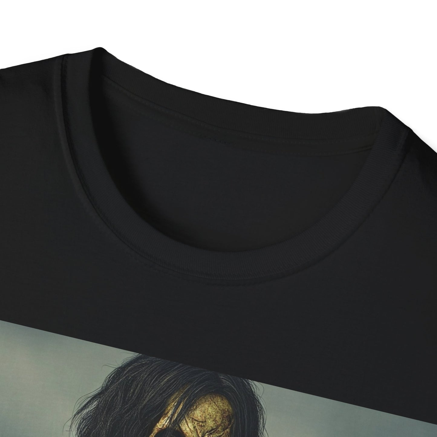 UK - Zombie Apocalyptic Portrait Tee, bold, decaying zombie graphic