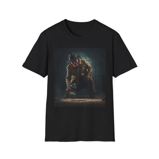 Unisex Horror-Themed Softstyle T-Shirt - Perfect for Halloween and Horror Fans