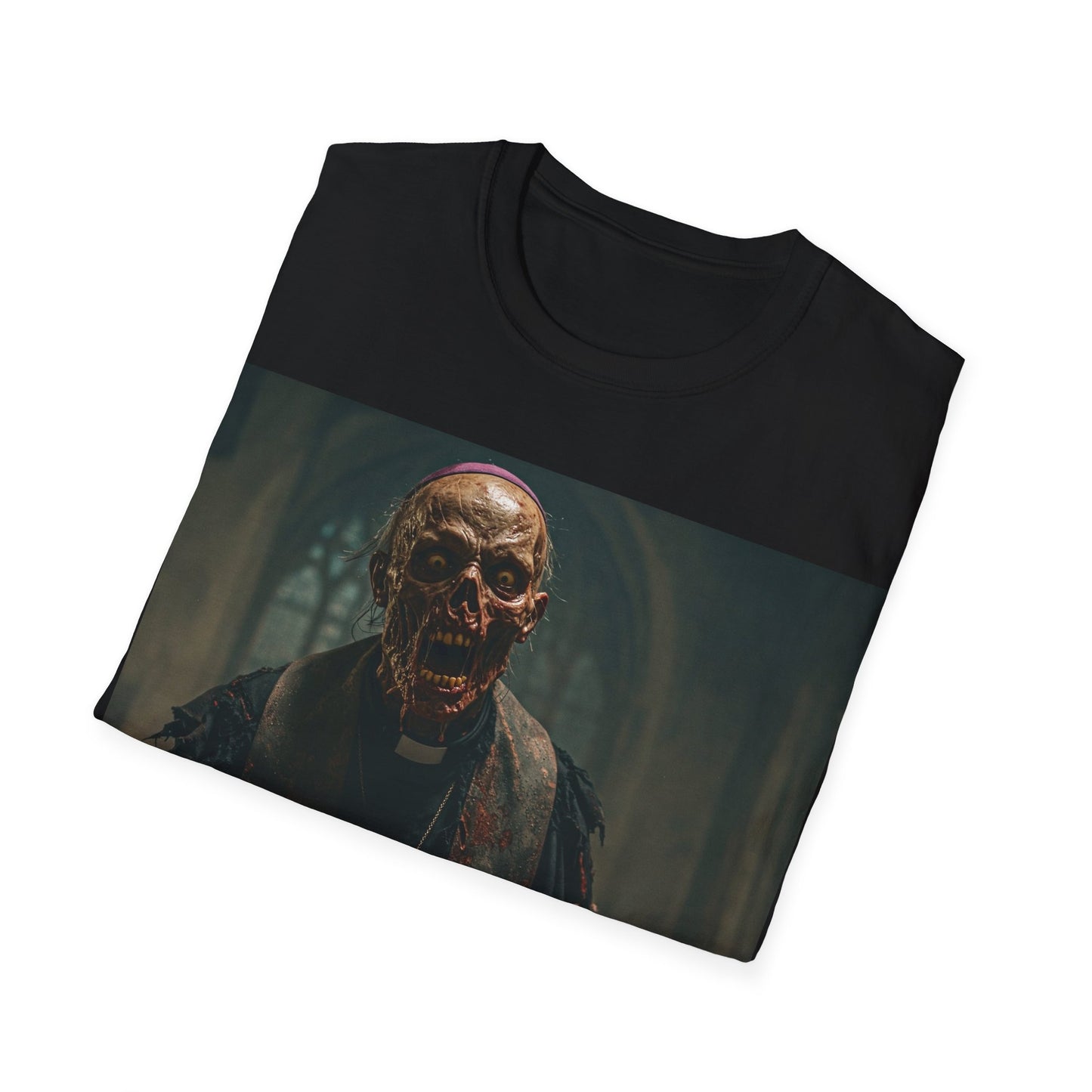 UK - Unisex Horror Graphic T-Shirt - Spooky Skeleton Design