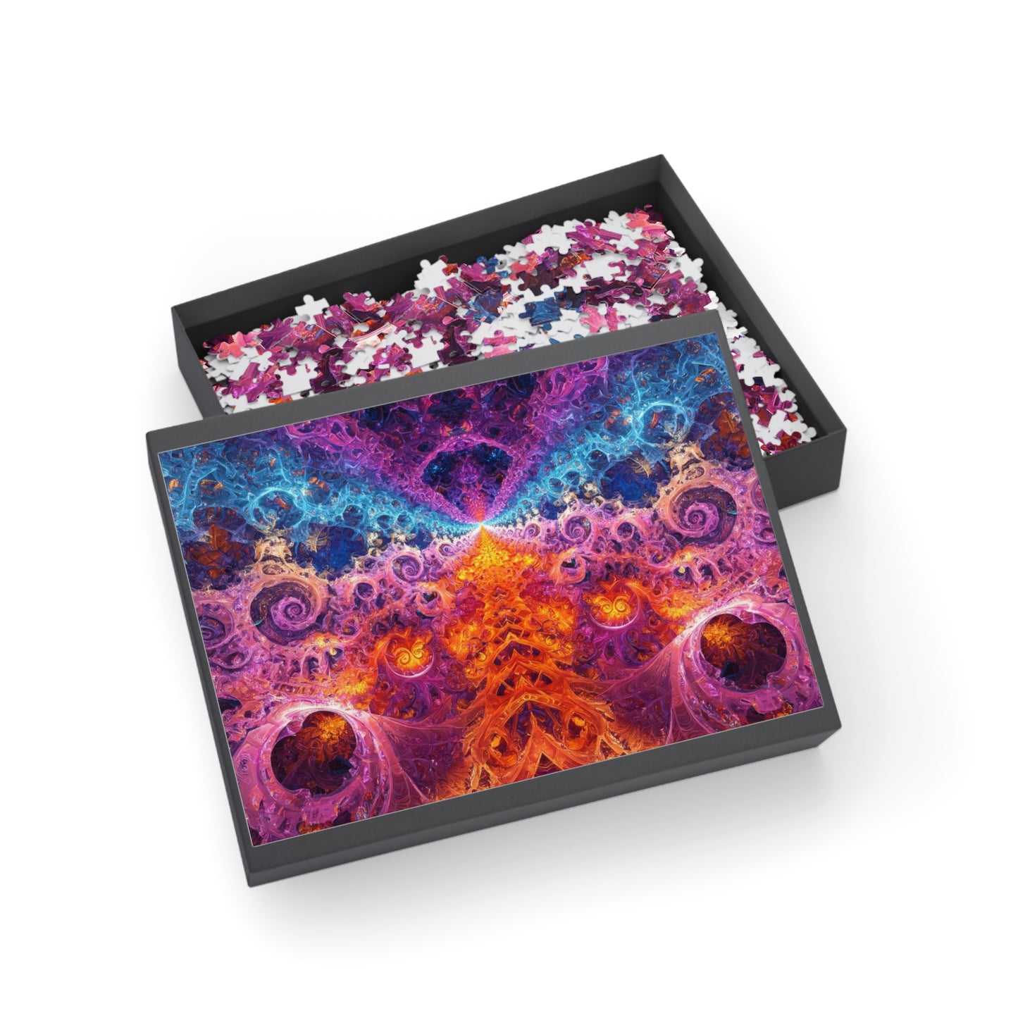 056- Fractal Puzzle (96, 252, 500, 1000-Piece) - Fun Family Activity and Gift