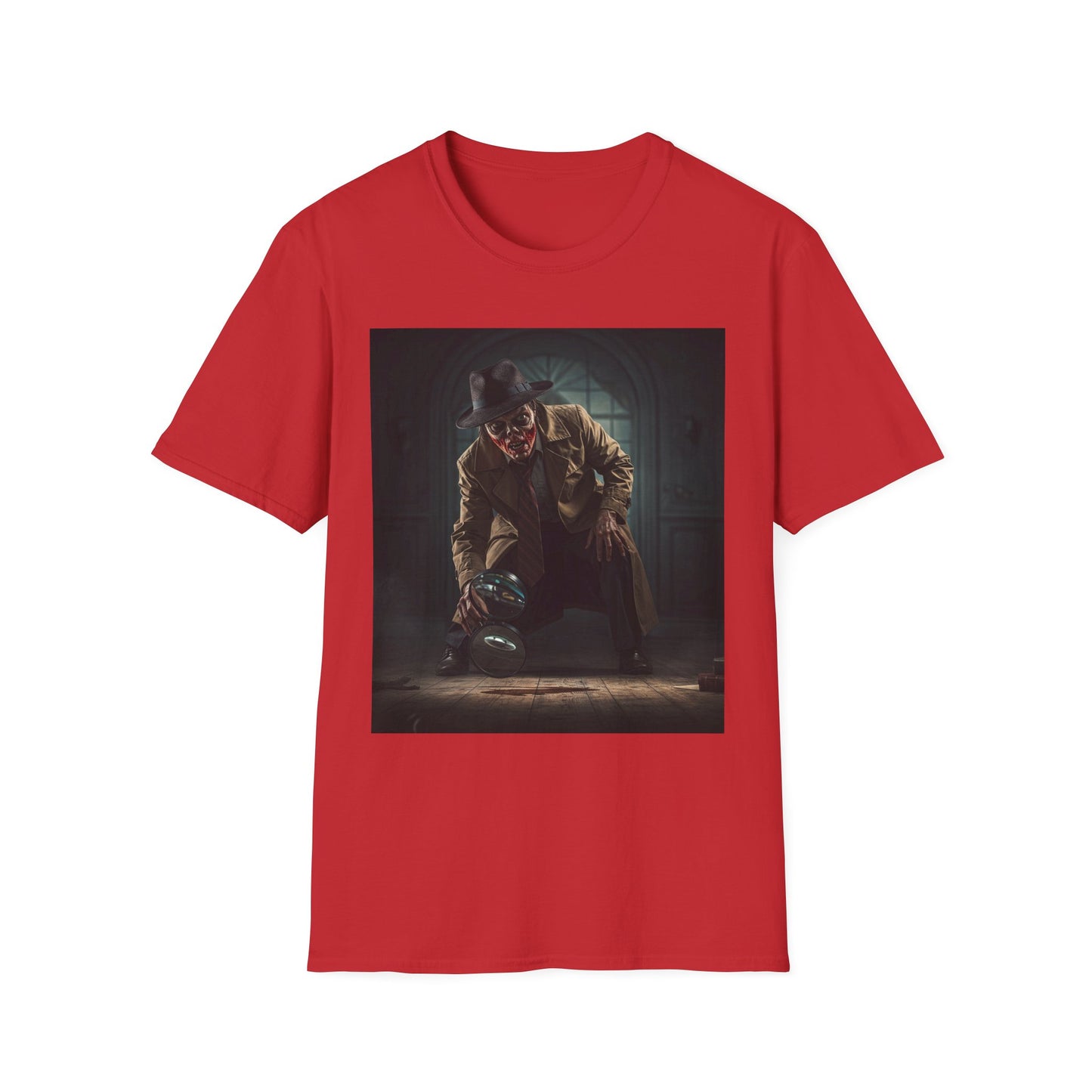 Unisex Horror-Themed Softstyle T-Shirt - Perfect for Halloween and Horror Fans