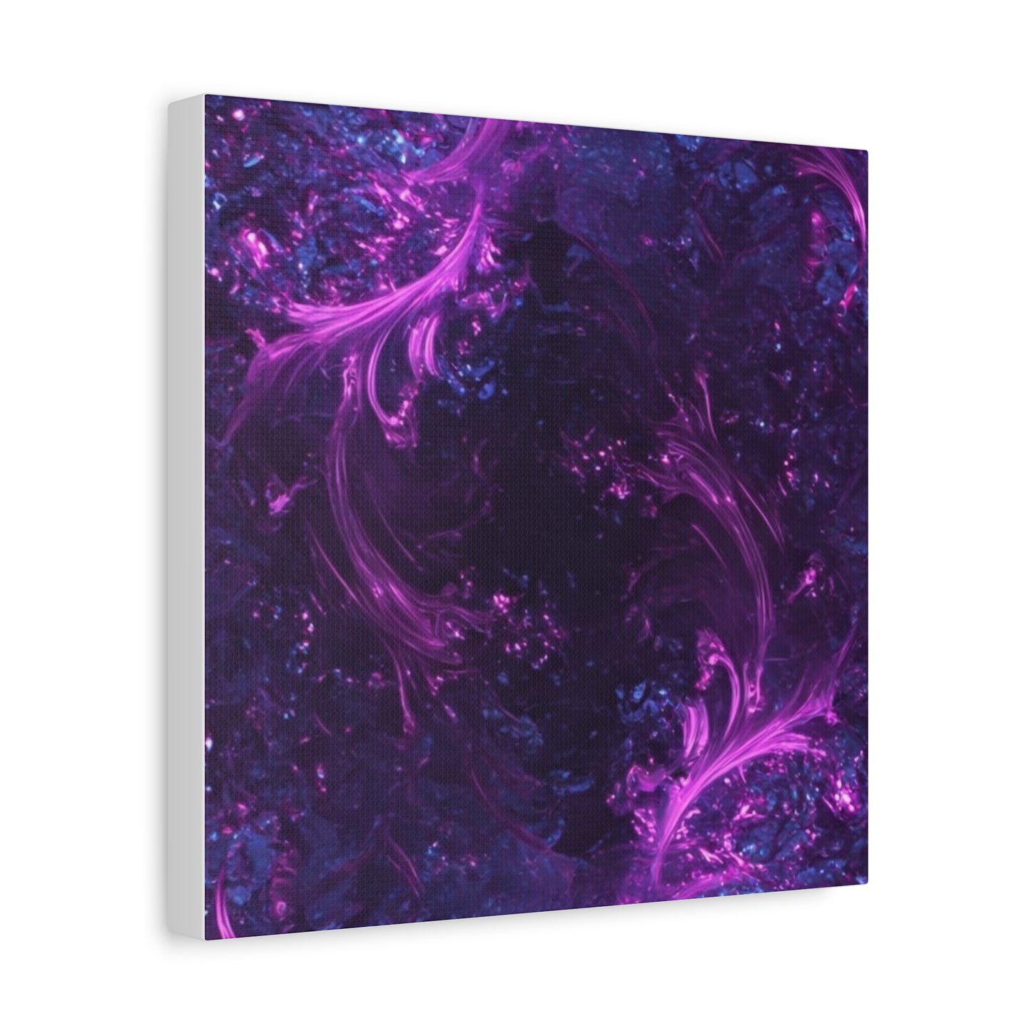 Abstract Purple Fractal Canvas Print - Artistic Wall Décor