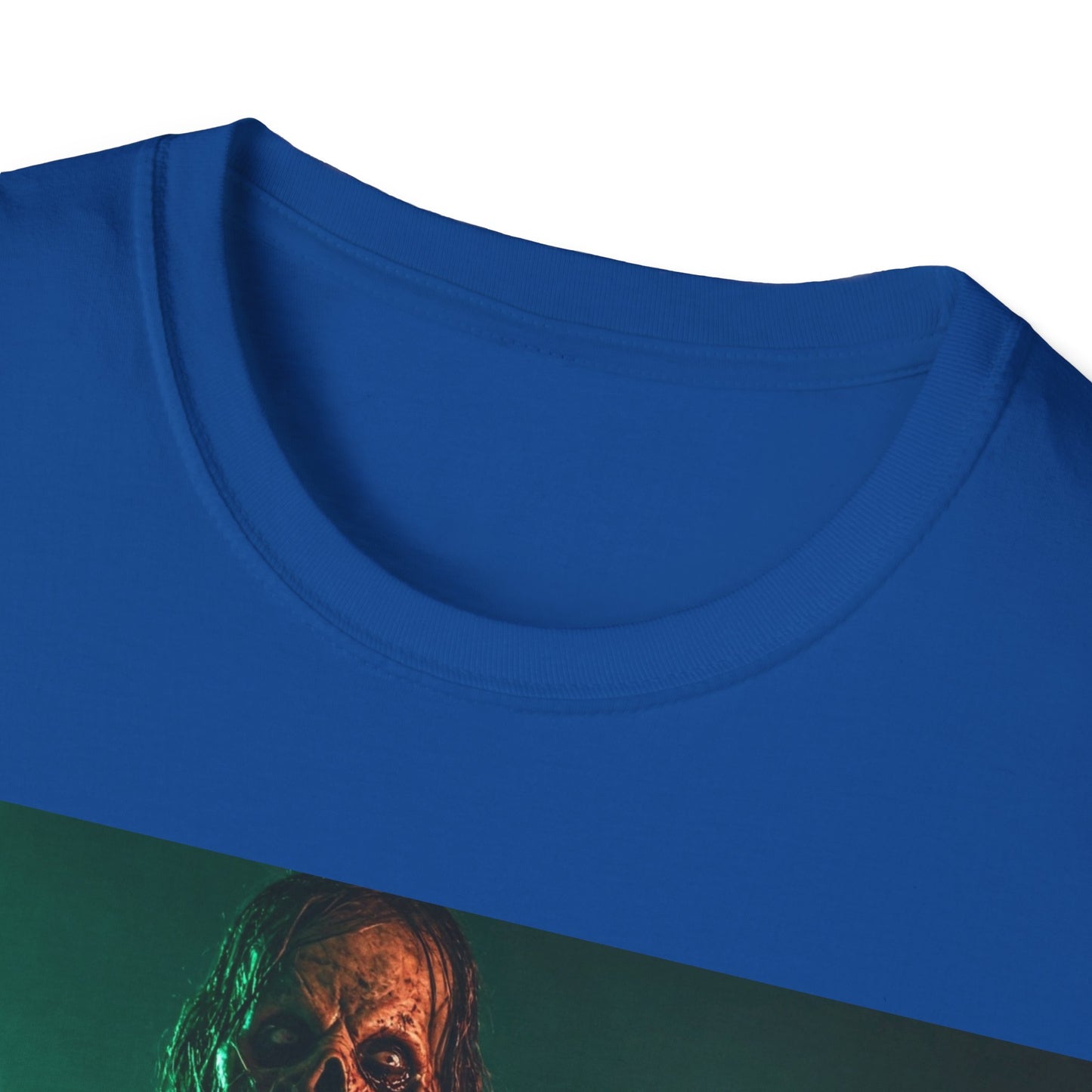 UK - Horror-Inspired Unisex Softstyle T-Shirt - Spooky Halloween Graphic Tee