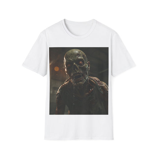 UK - Unisex Zombie Graphic Softstyle T-Shirt | Perfect for Halloween & Horror Fans