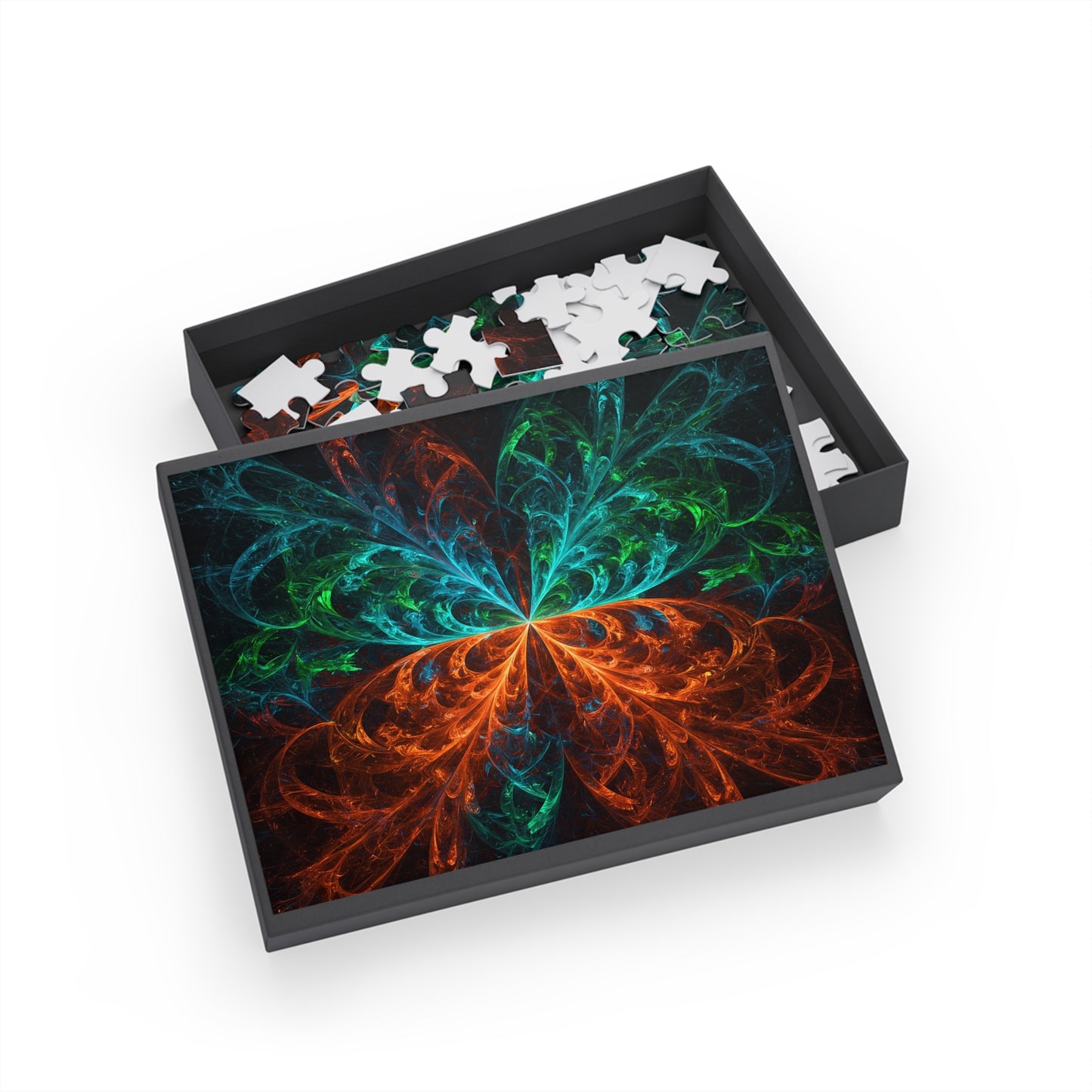 066- Fractal Puzzle (96, 252, 500, 1000-Piece) - Fun Family Activity and Gift
