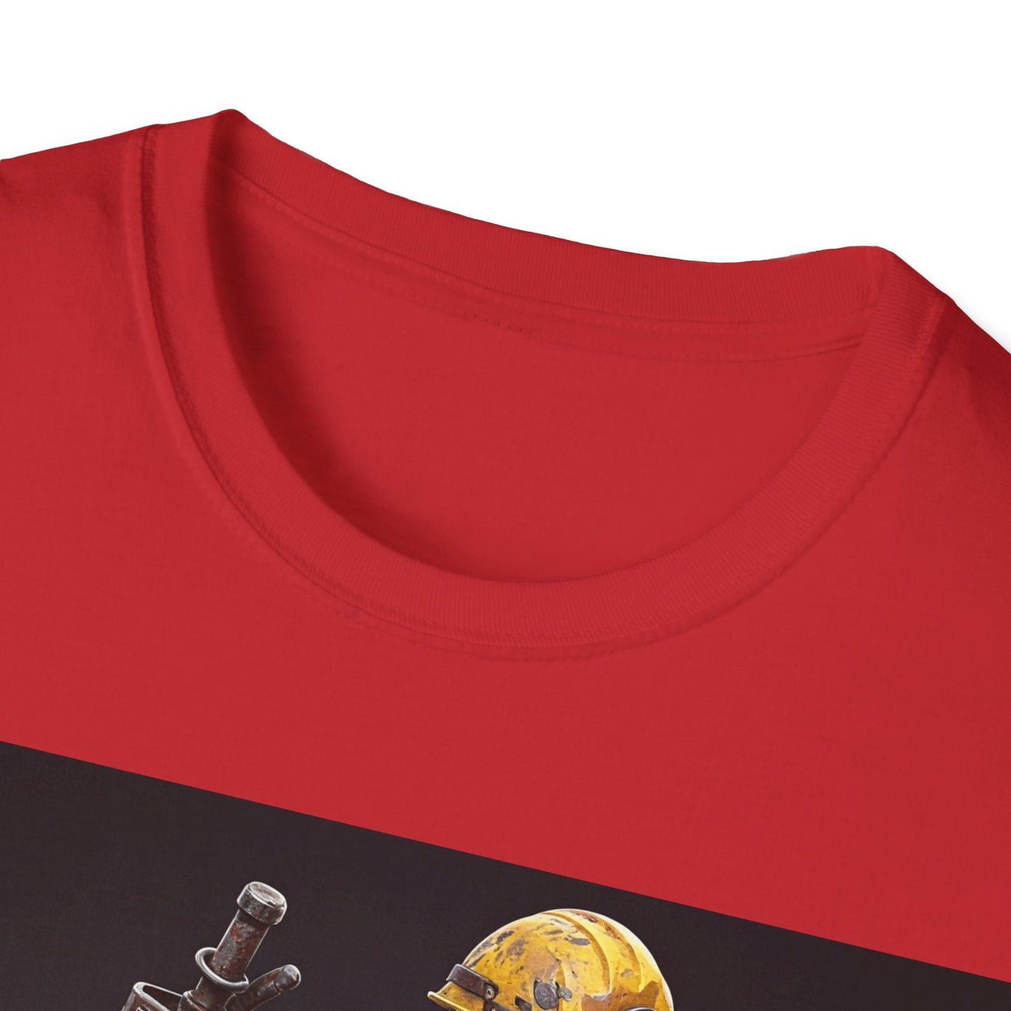 UK - Vintage Mining Themed Unisex Softstyle T-Shirt - Perfect for Adventure Lovers