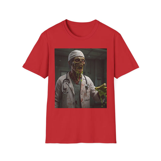 Zombie Doctor Graphic T-Shirt | Unisex Horror Tee for Halloween