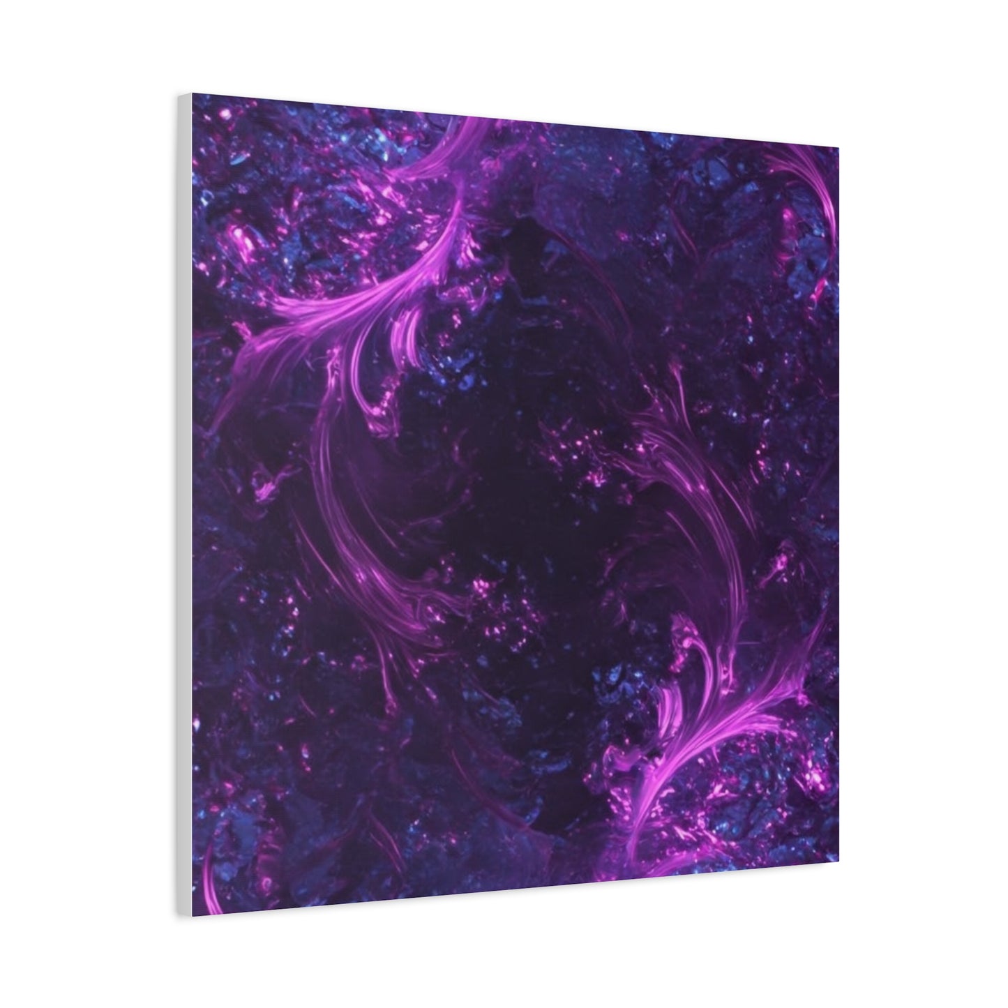 Abstract Purple Fractal Canvas Print - Artistic Wall Décor
