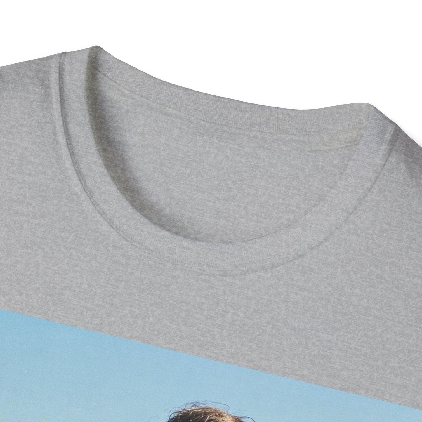 UK - Zombie Sandcastle Unisex Softstyle T-Shirt | Fun Beach Horror Tee