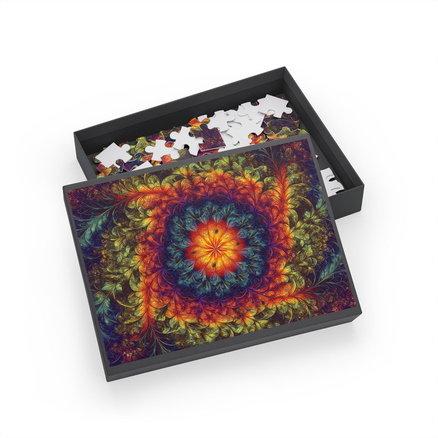 020 - Fractal Puzzle (96, 252, 500, 1000-Piece) - Fun Family Activity and Gift