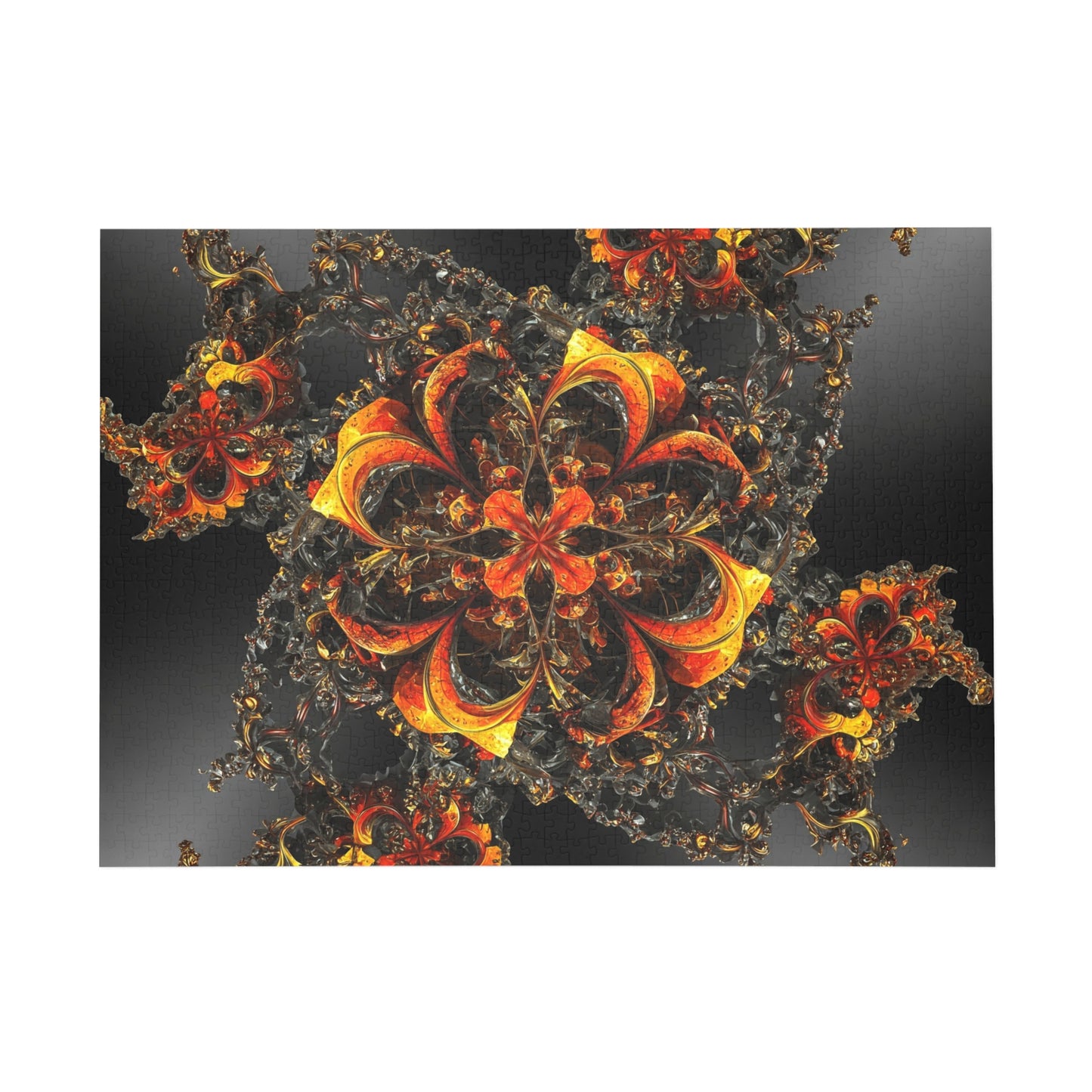 013 - Fractal Puzzle (96, 252, 500, 1000-Piece) - Fun Family Activity and Gift