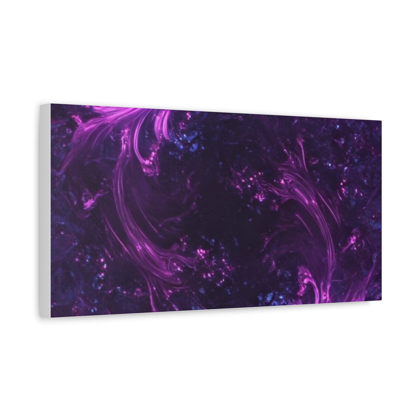 Abstract Purple Fractal Canvas Print - Artistic Wall Décor