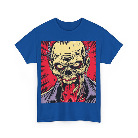 UK - Unisex Heavy Cotton Tee - Horror Skull Graphic Tee