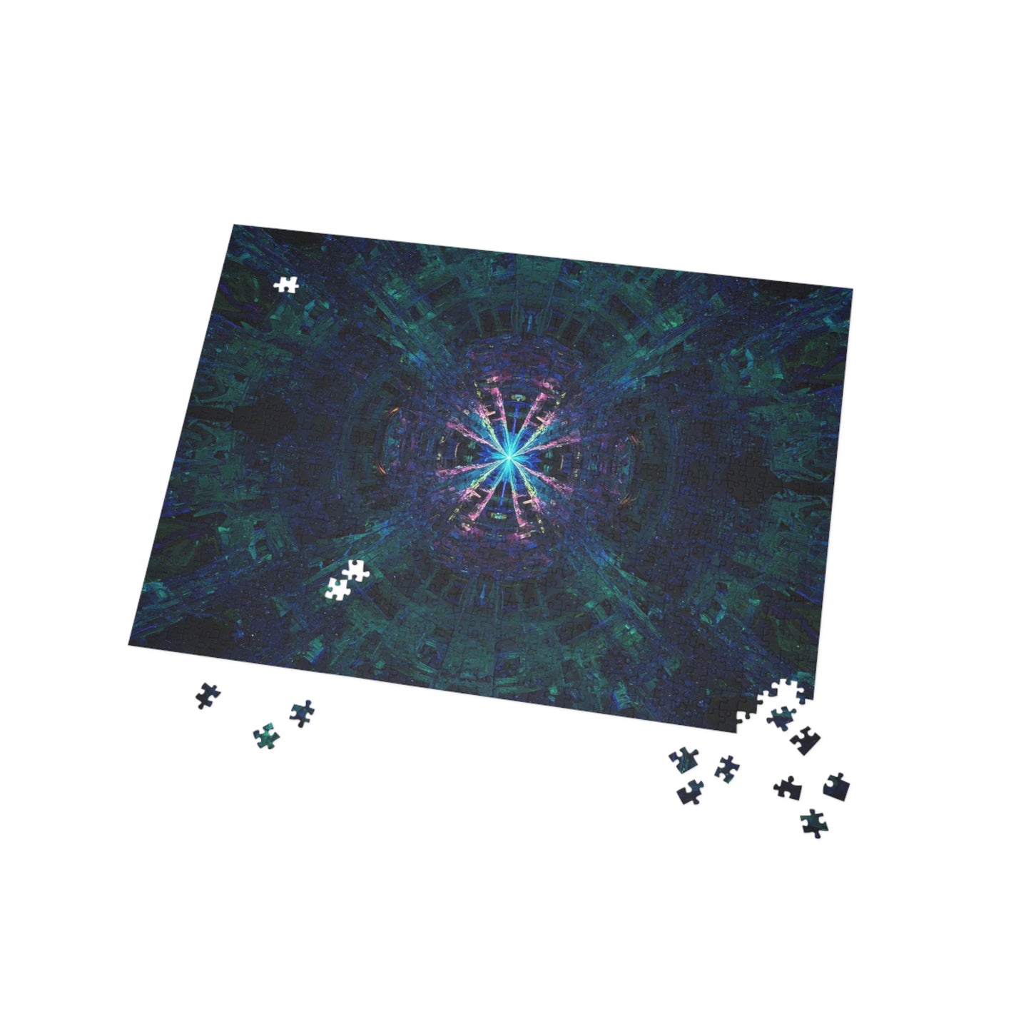 088- Fractal Puzzle (96, 252, 500, 1000-Piece) - Fun Family Activity and Gift
