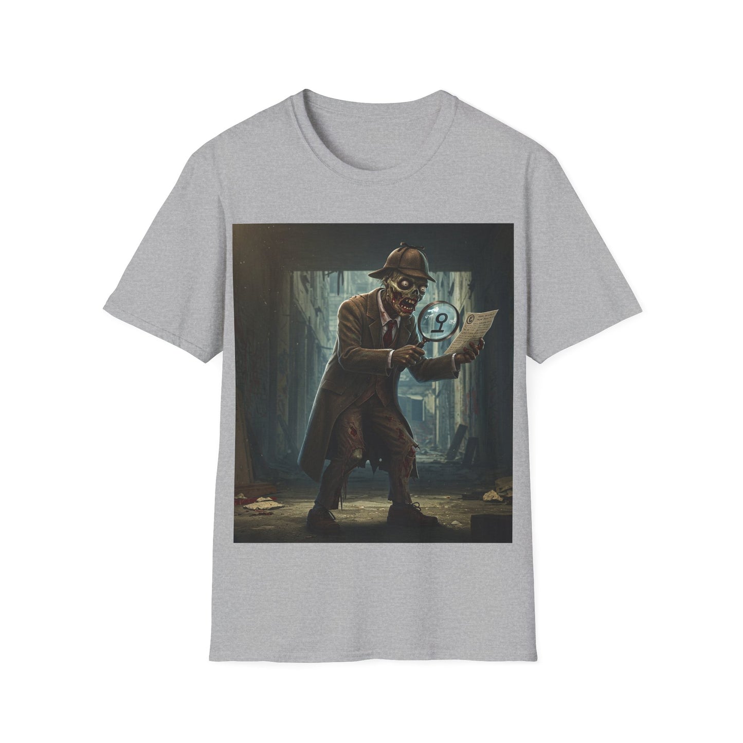 UK - Mystery Hunter Unisex Softstyle T-Shirt - Cool Graphic Tee for Curious Minds