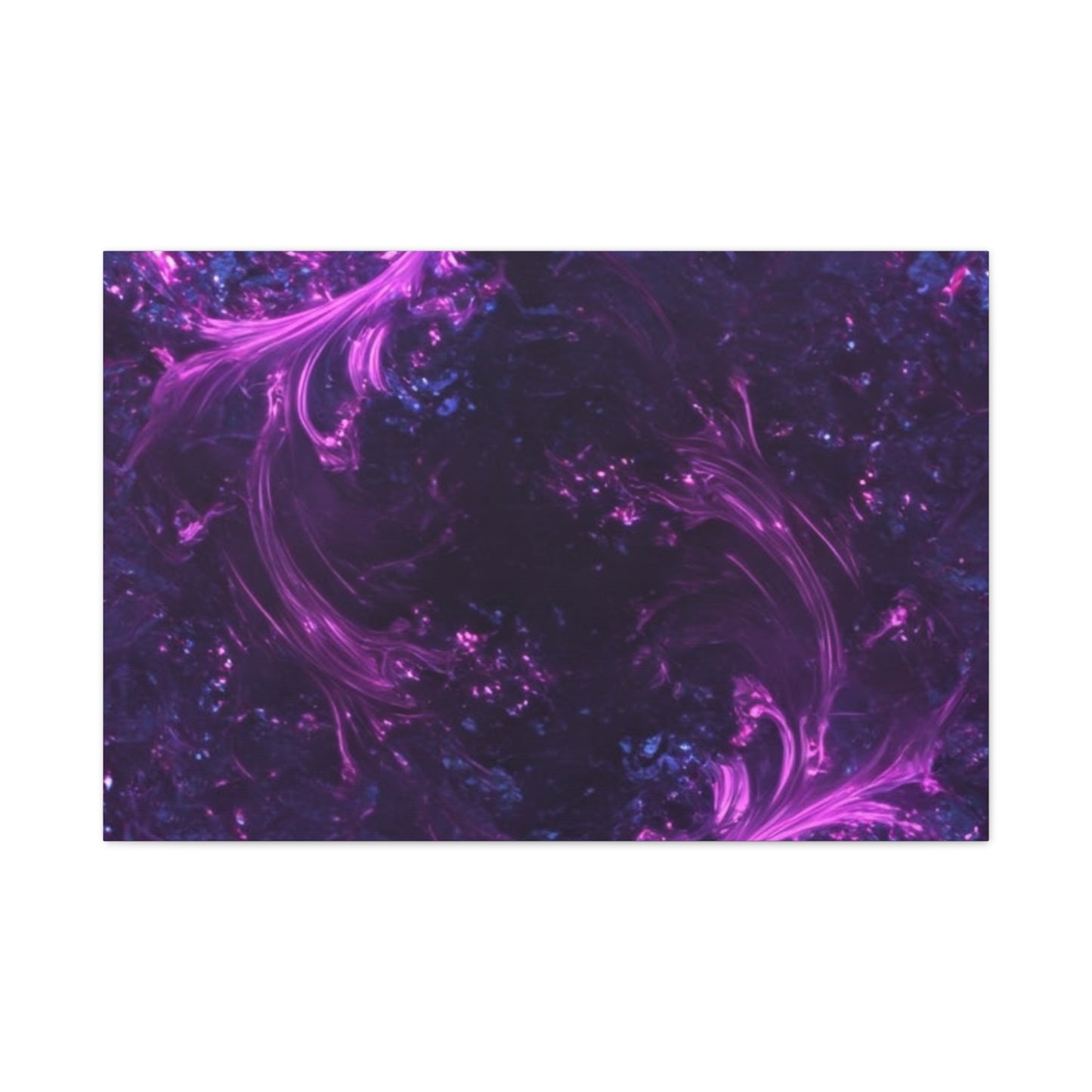Abstract Purple Fractal Canvas Print - Artistic Wall Décor