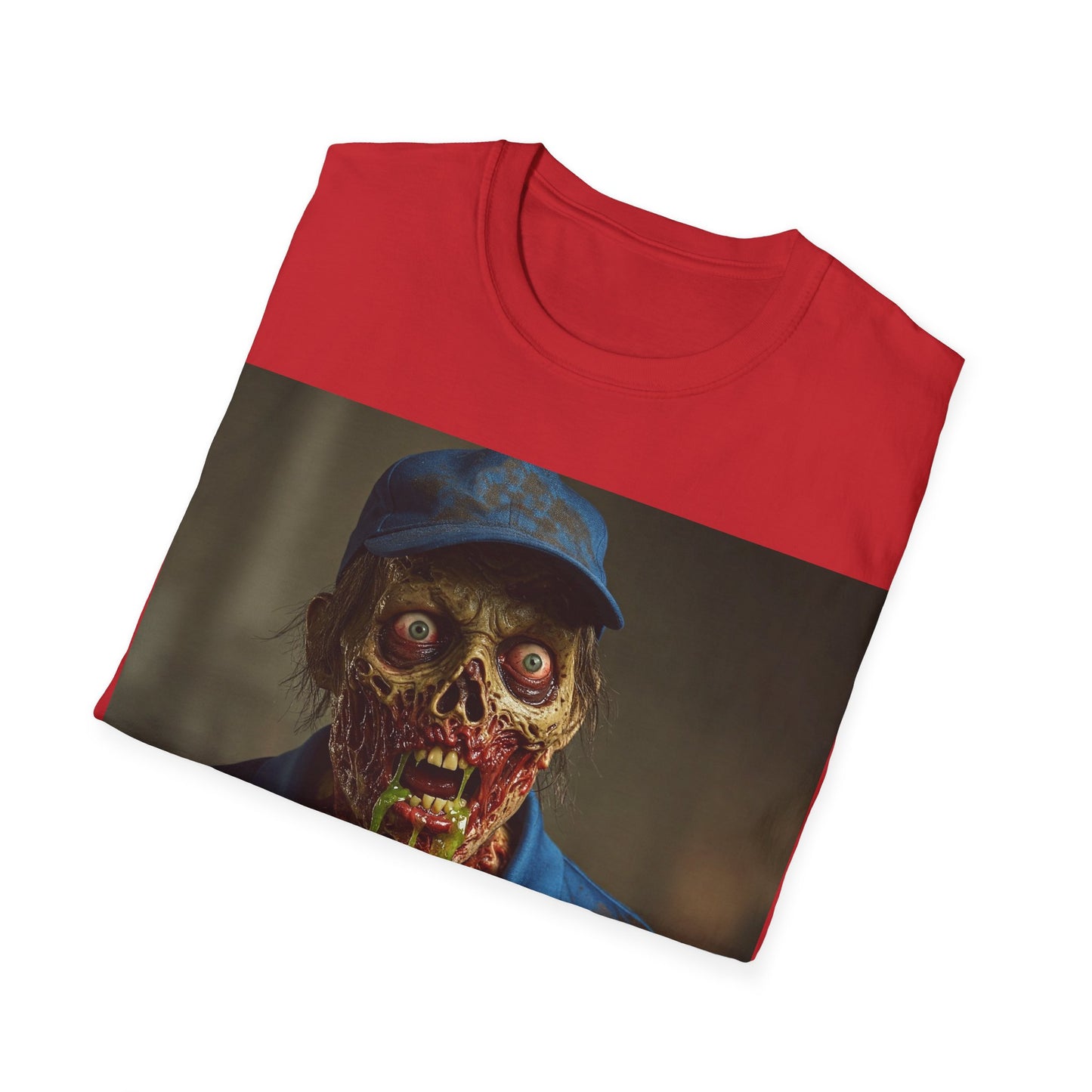 UK - Horror Pizza Delivery Zombie T-Shirt - Unisex Softstyle Tee