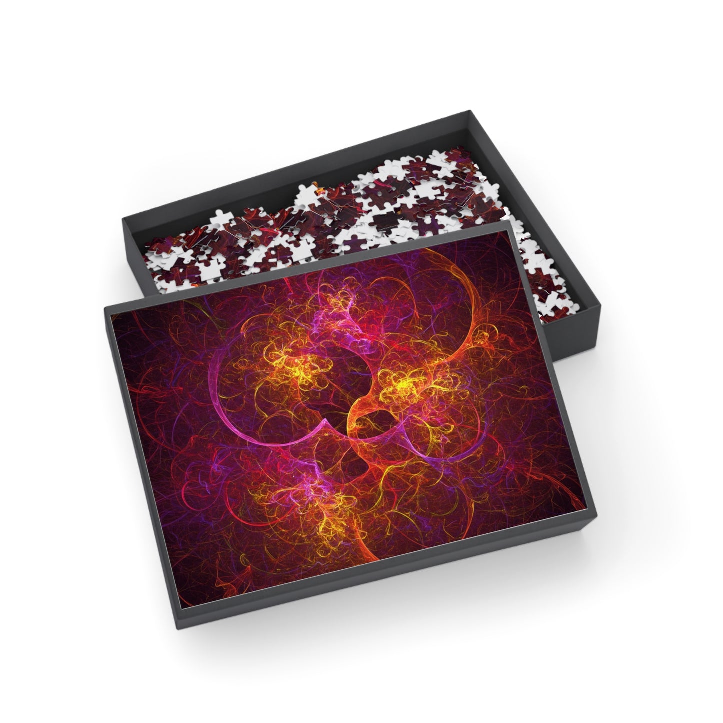 Vibrant Fractal Art Puzzle - 96, 252, 500, 1000-Piece Options