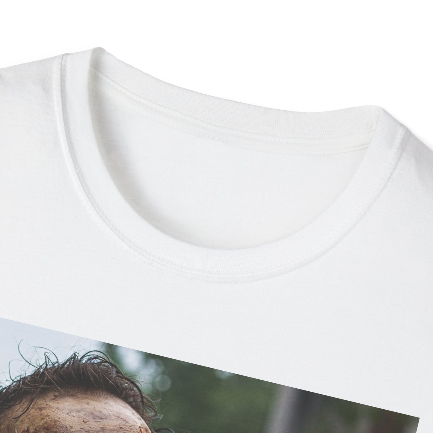 Zombie Themed Unisex Softstyle T-Shirt - Perfect for Halloween and Horror Fans