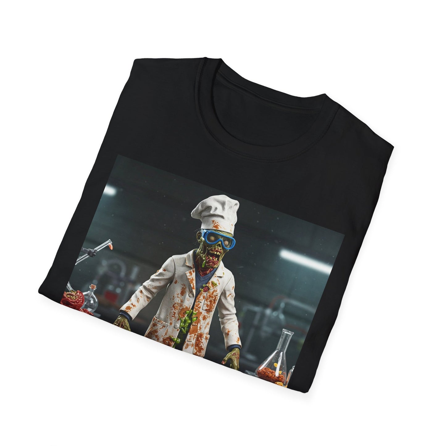 Zombie Chef Unisex Softstyle T-Shirt - Fun Halloween Casualwear