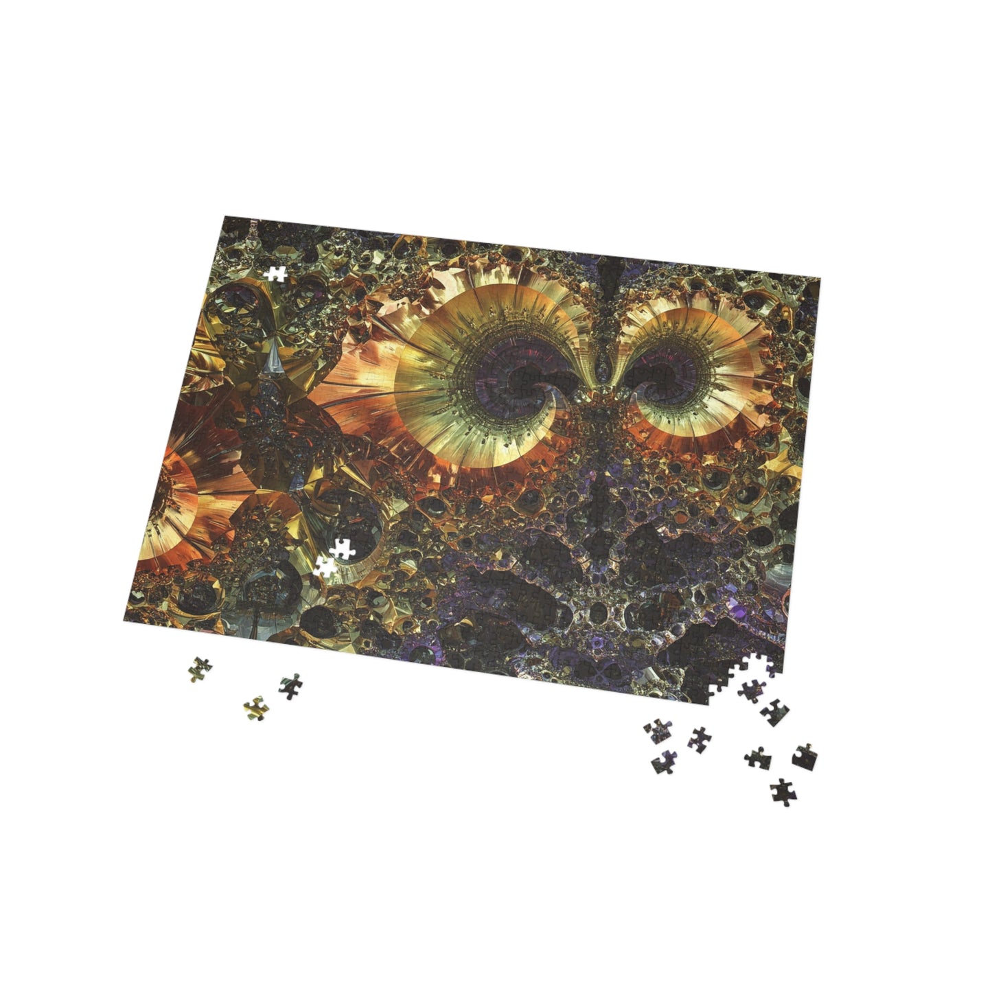 Artistic Fractal Puzzle - 96 to 1000-Piece Options for Relaxation and Fun