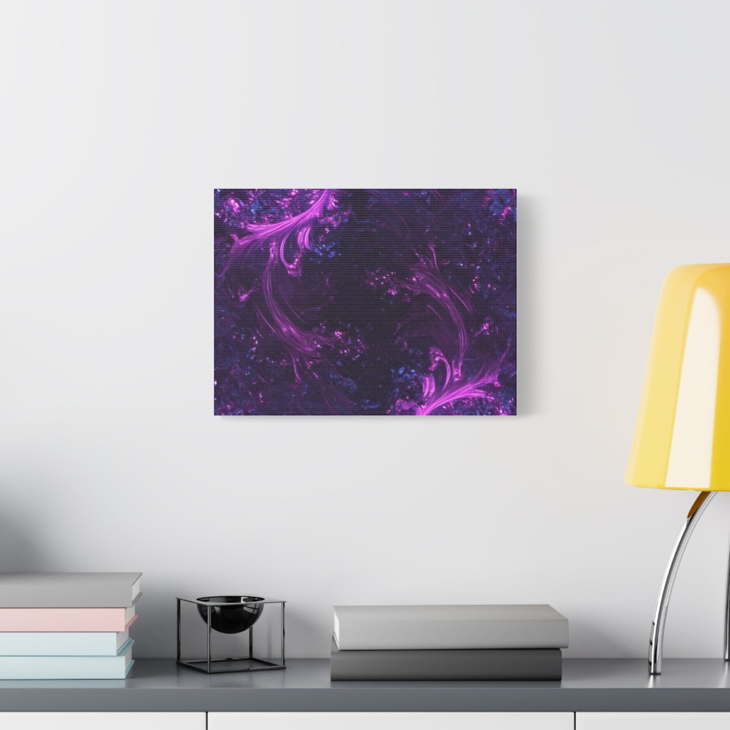 Abstract Purple Fractal Canvas Print - Artistic Wall Décor