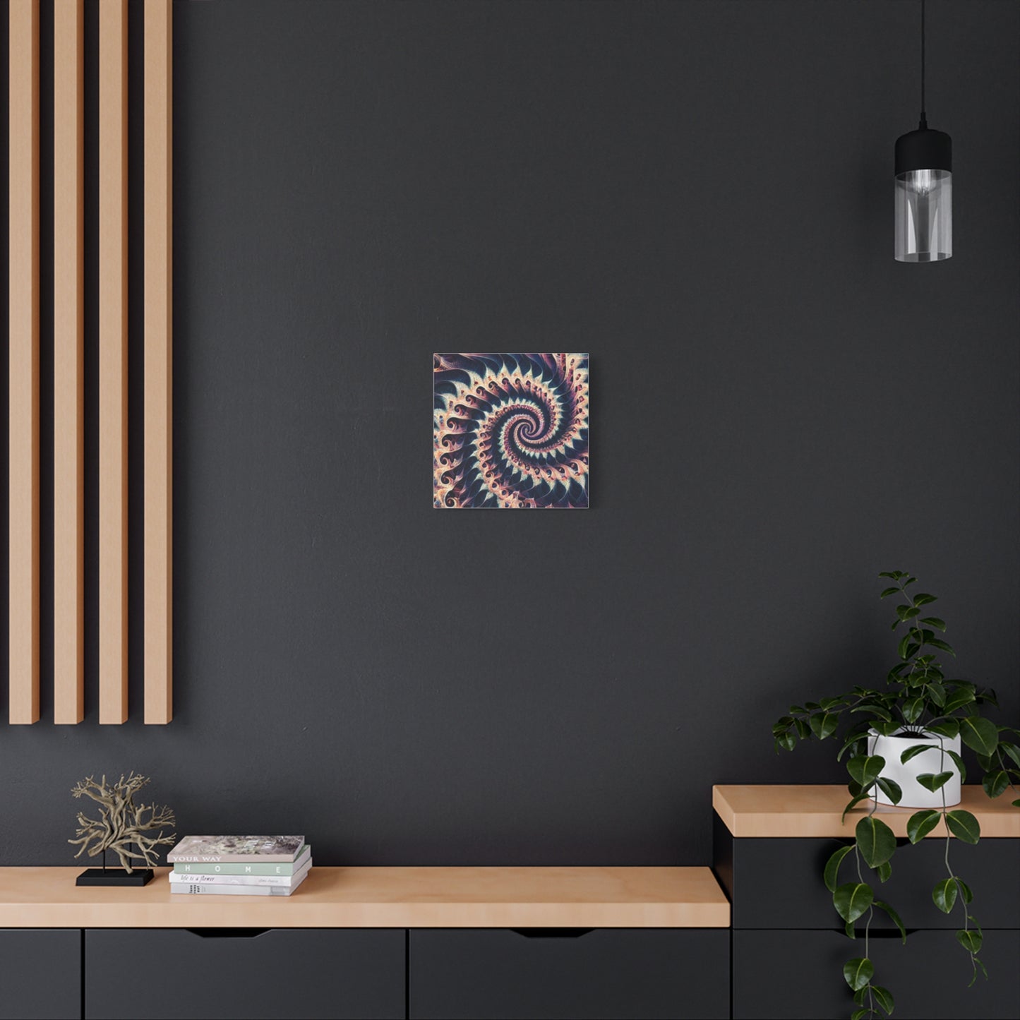 Abstract Spiral Art Canvas Print - Modern Home Decor for Art Lovers