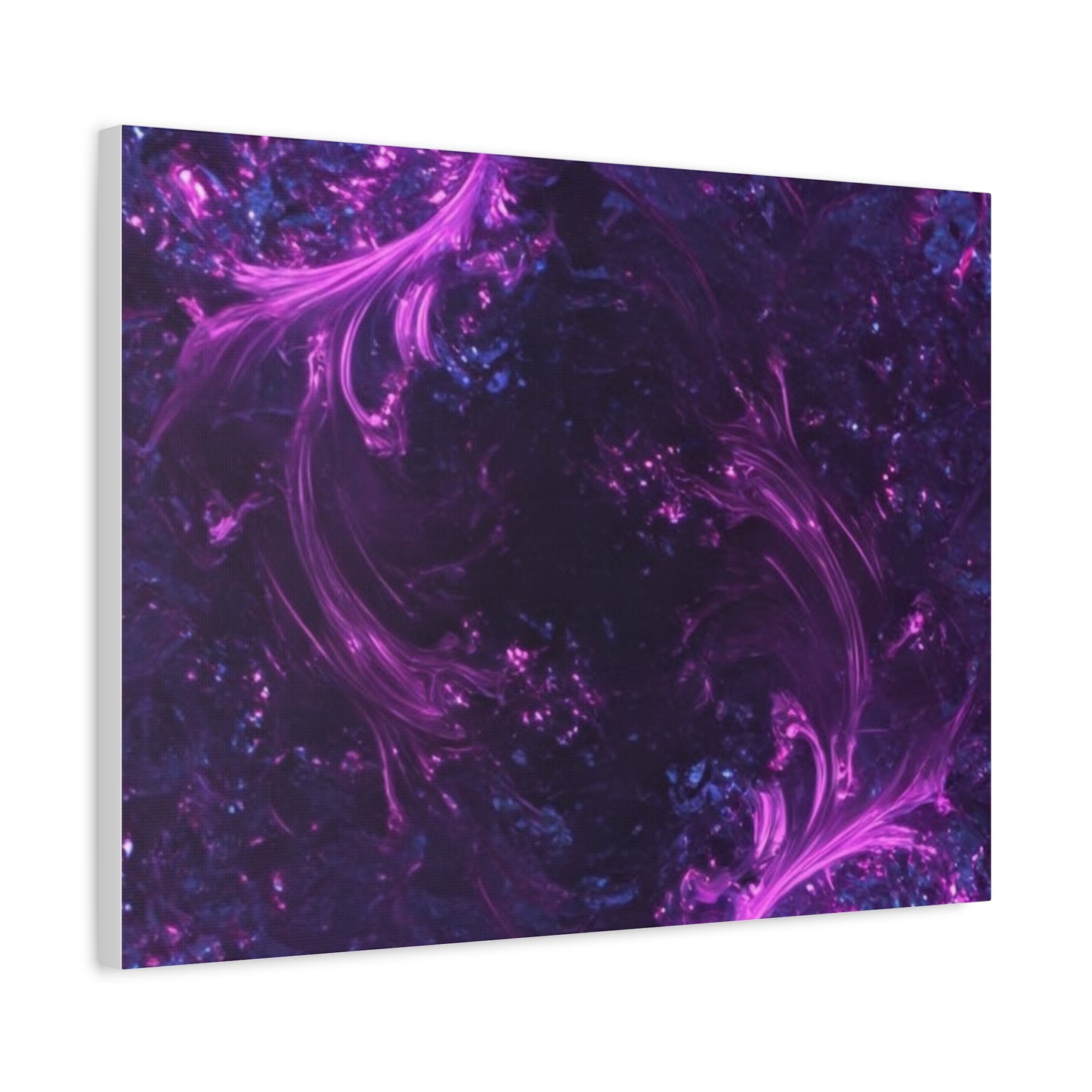 Abstract Purple Fractal Canvas Print - Artistic Wall Décor