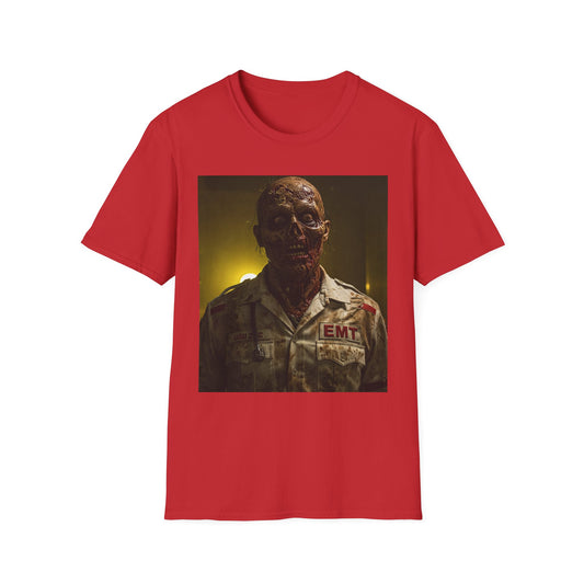 Zombie EMT Unisex Softstyle T-Shirt - Horror Apparel for Halloween