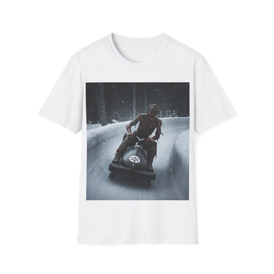 UK - Winter Adventure Unisex Softstyle T-Shirt - Snowmobiling Graphic Tee