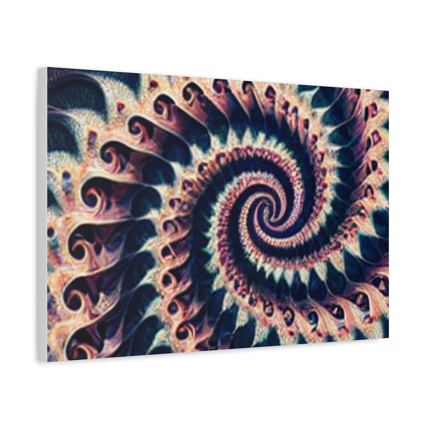 Abstract Spiral Art Canvas Print - Modern Home Decor for Art Lovers