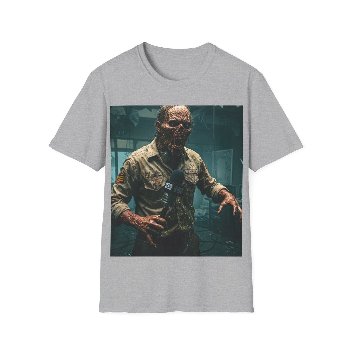 UK - Horror-Inspired Unisex Softstyle T-Shirt - Perfect for Halloween Fans