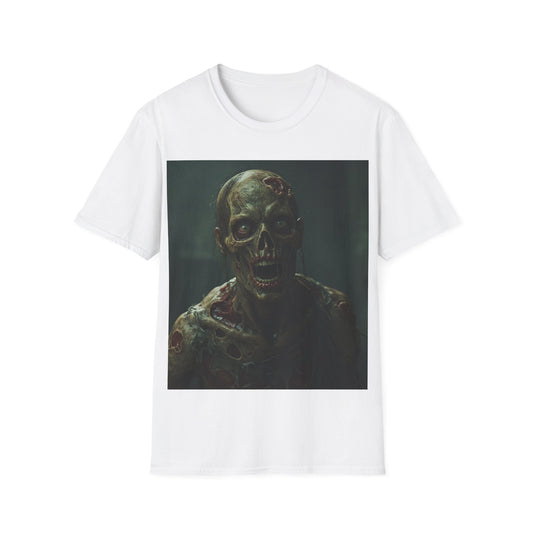 UK - Creepy Zombie Graphic Unisex Softstyle T-Shirt
