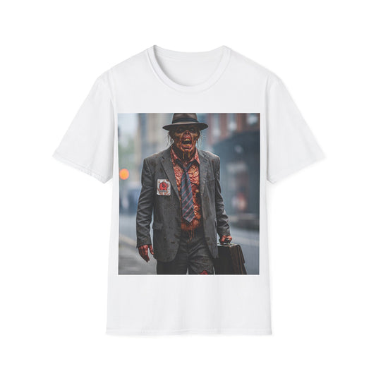 UK - Stylish Horror-Themed Unisex Softstyle T-Shirt