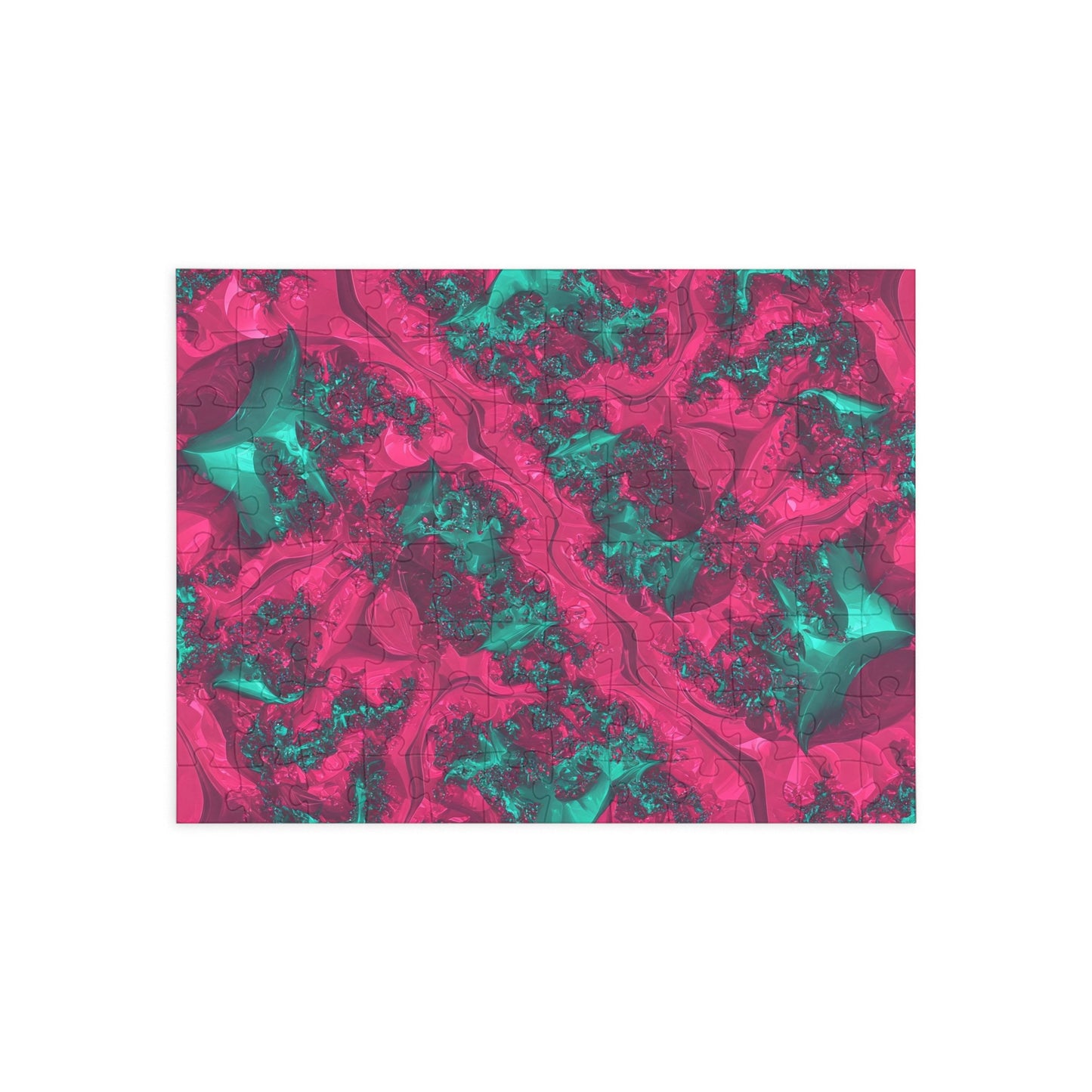 Abstract Fractal Puzzle – 96, 252, 500, 1000 Pieces – Vibrant Artistic Design for Relaxation and Fun